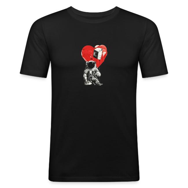 Astronaut Heart Balloon T-Shirt